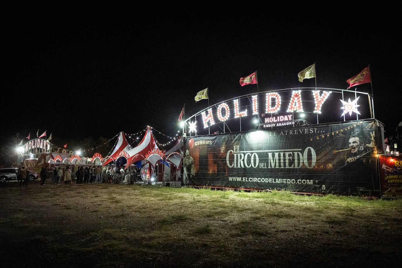 Las imágenes del Circo del Miedo en Logroño