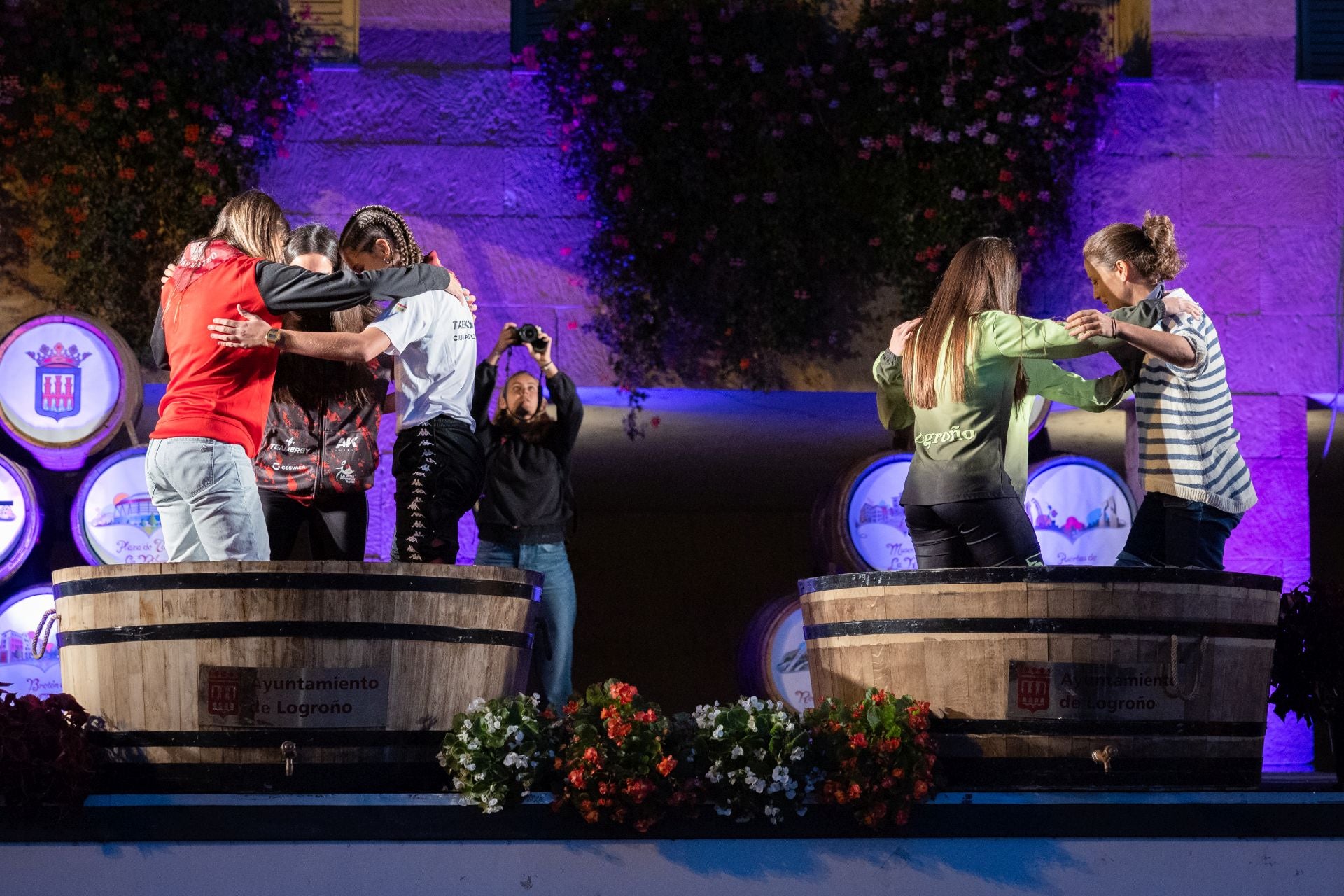 Las imágenes del pisado popular