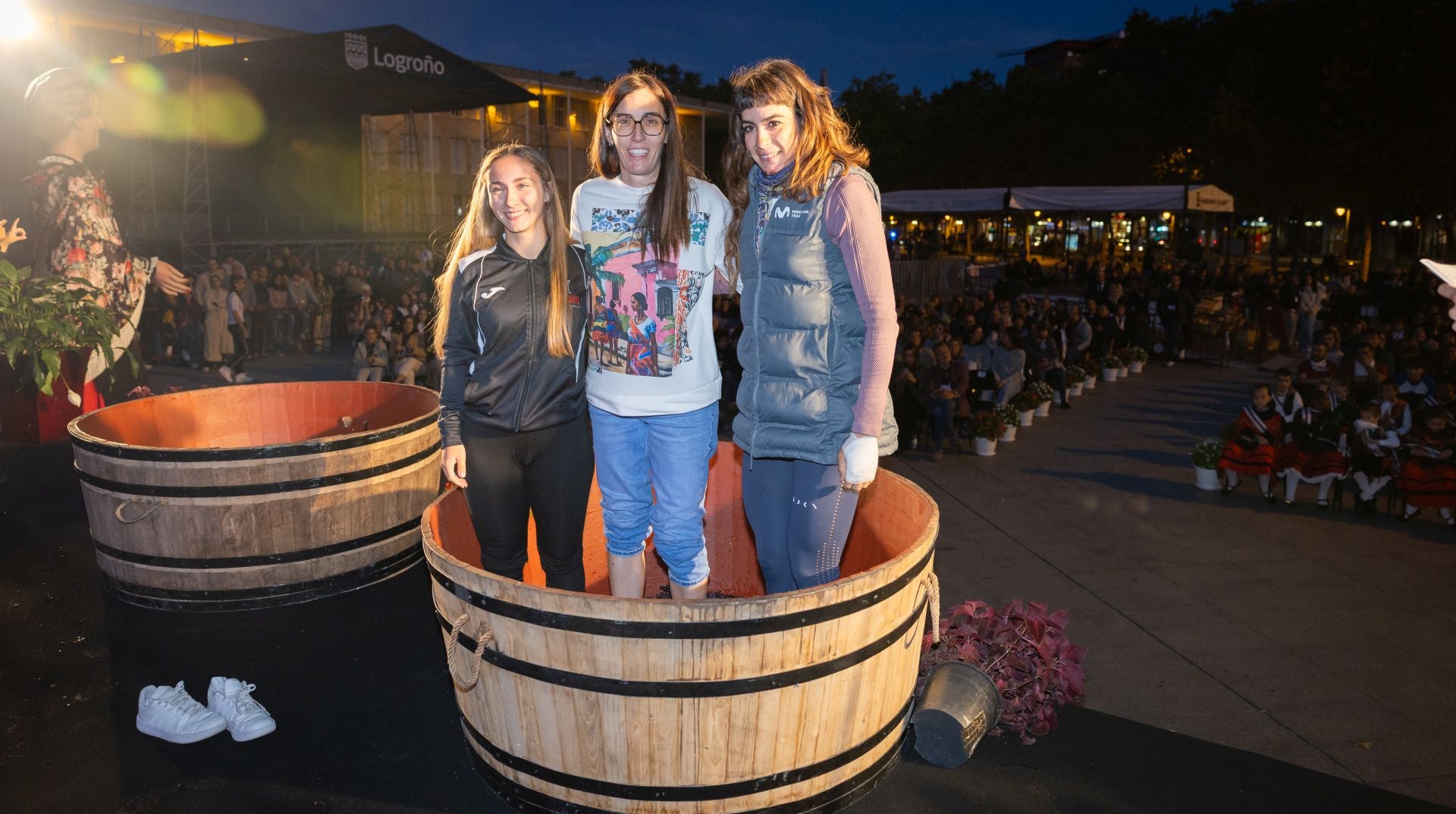 Las imágenes del pisado popular