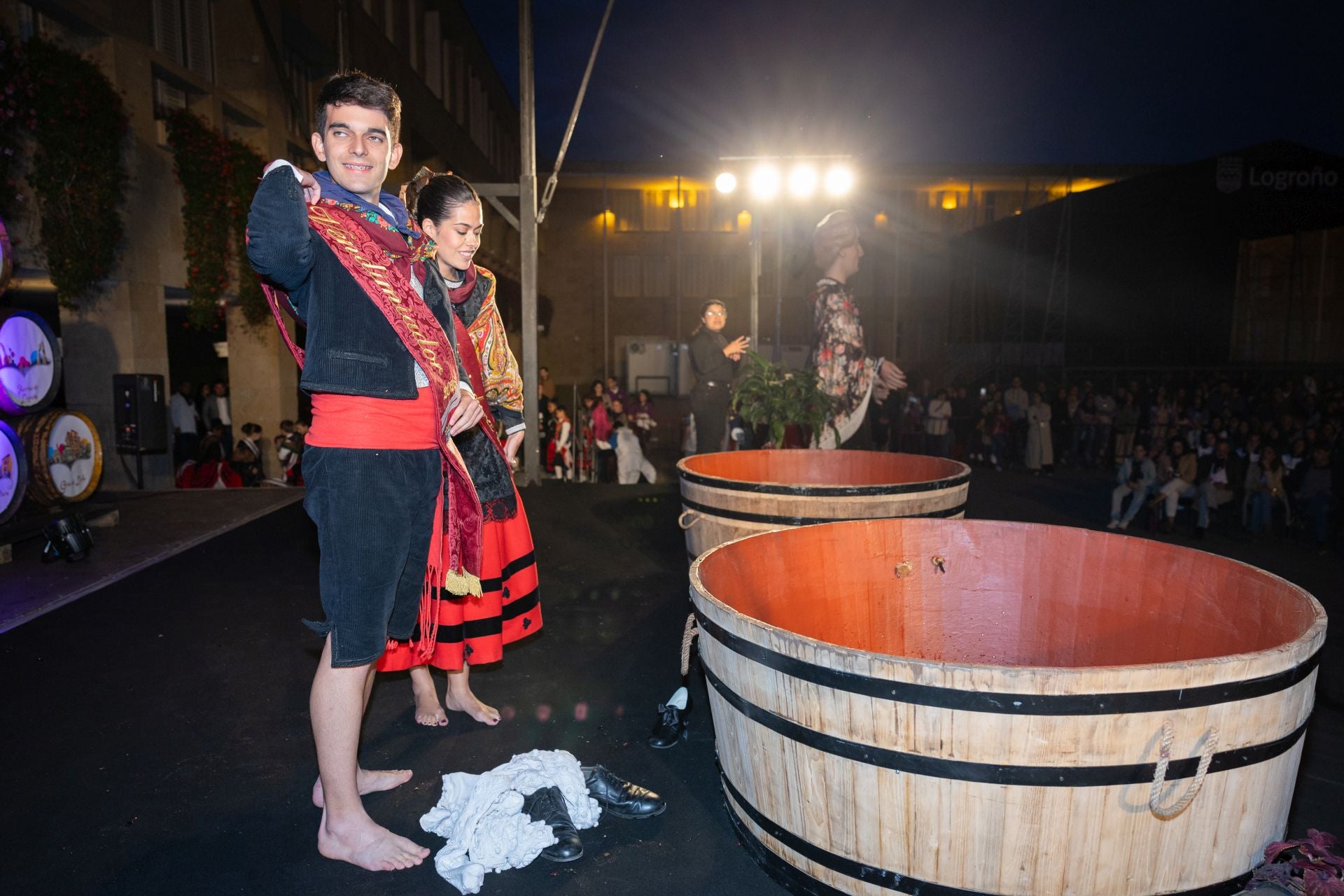 Las imágenes del pisado popular