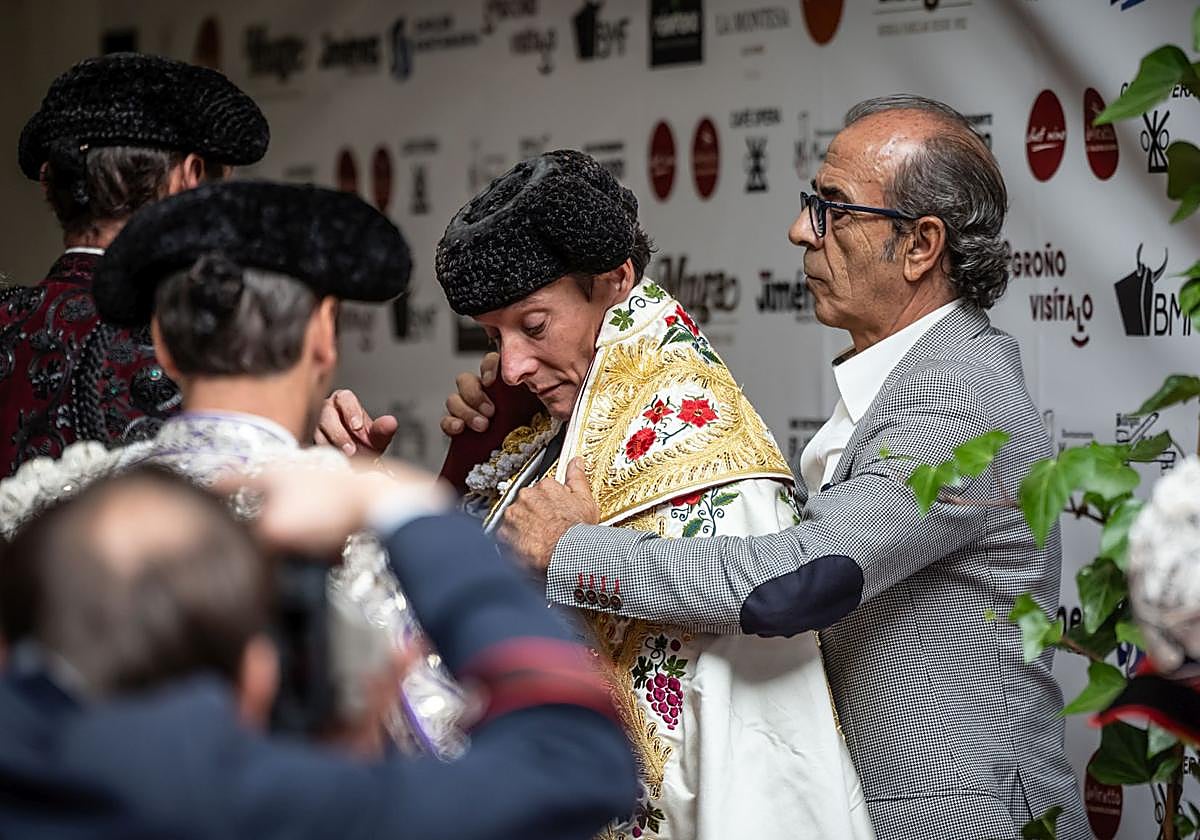 Las imágenes del mano a mano entre Urdiales y Palacio