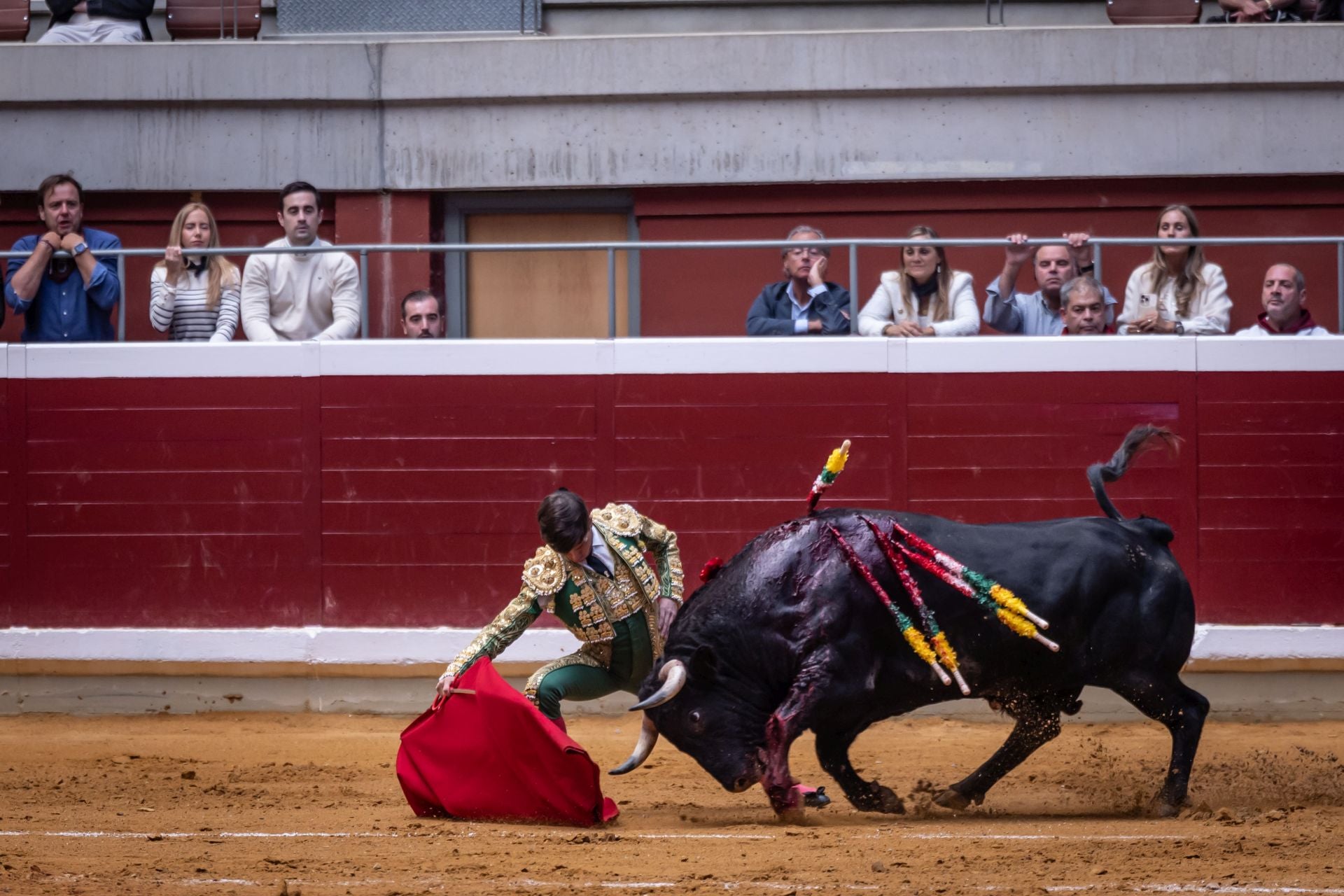 Las imágenes del mano a mano entre Urdiales y Palacio