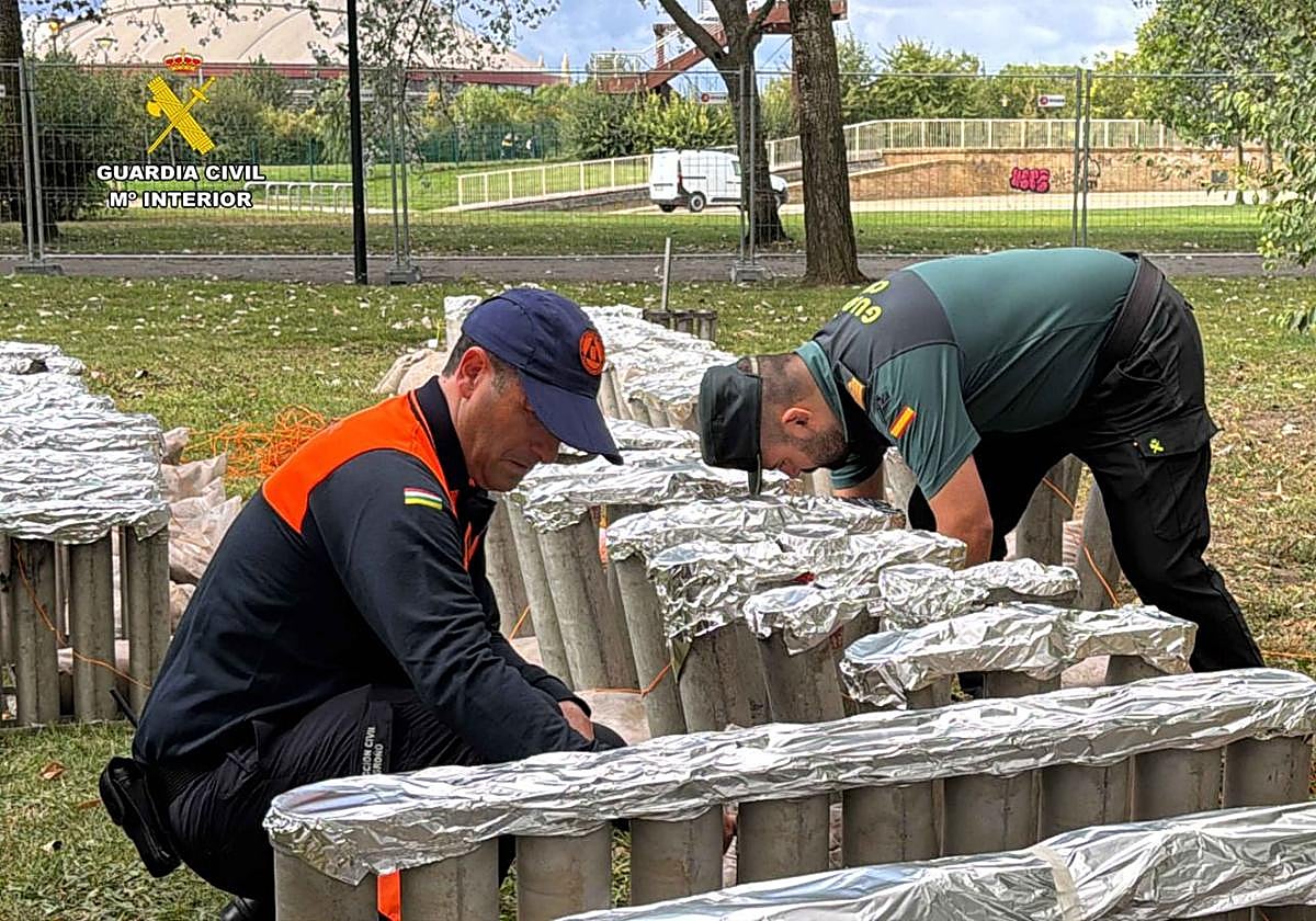 Inspección de los espectáculos pirotécnicos.