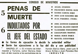 Cinco penas capitales