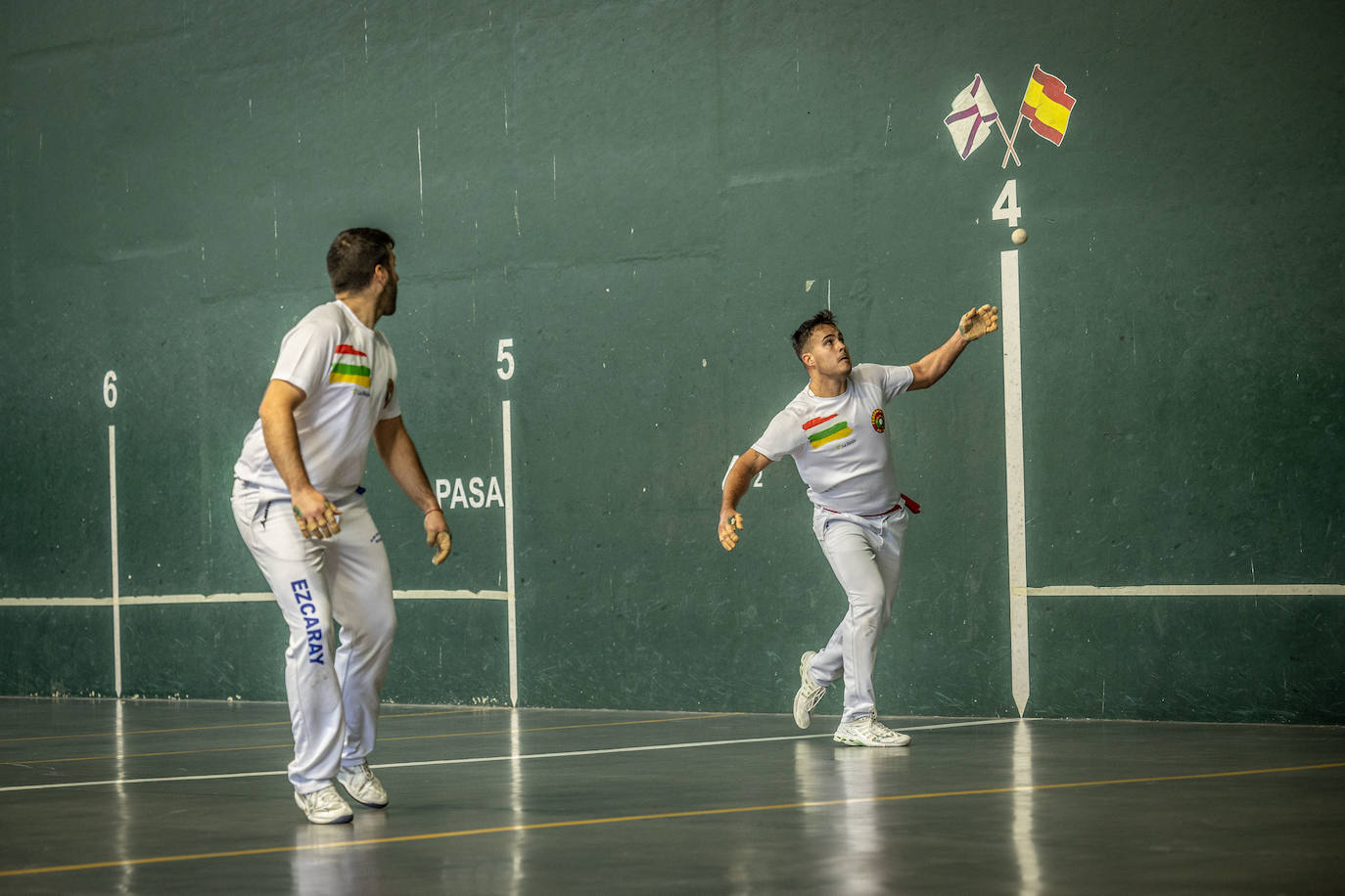 Las imágenes de la final del torneo de pelota de La Vendimia