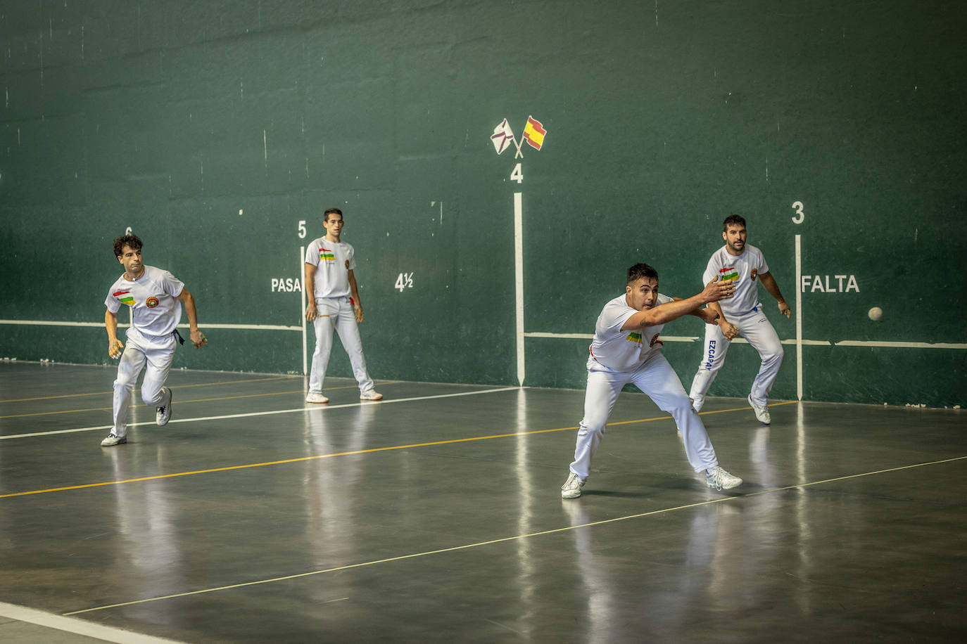 Las imágenes de la final del torneo de pelota de La Vendimia