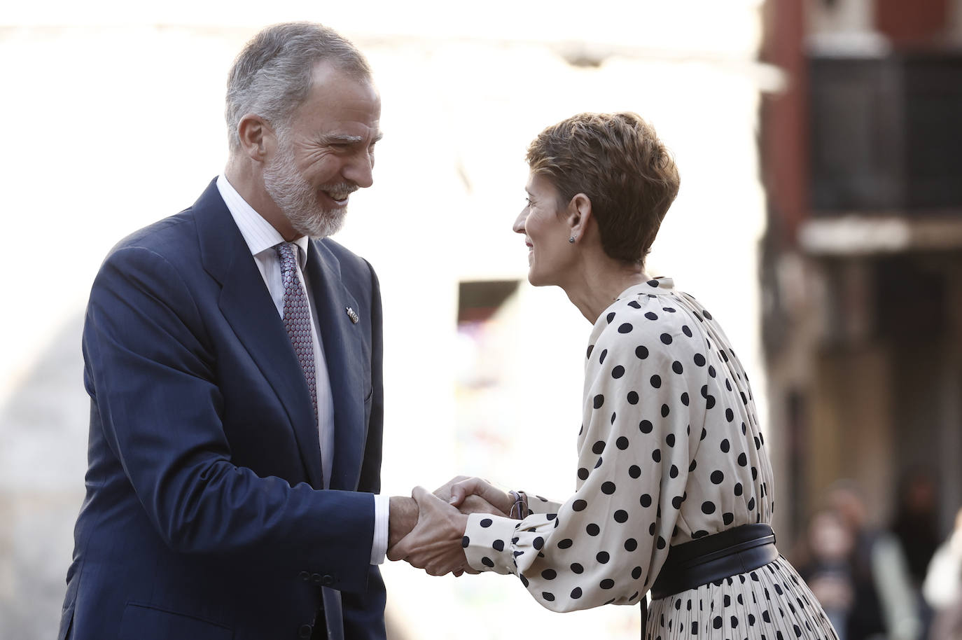 Las imágenes de la primera visita de la princesa Leonor a Viana