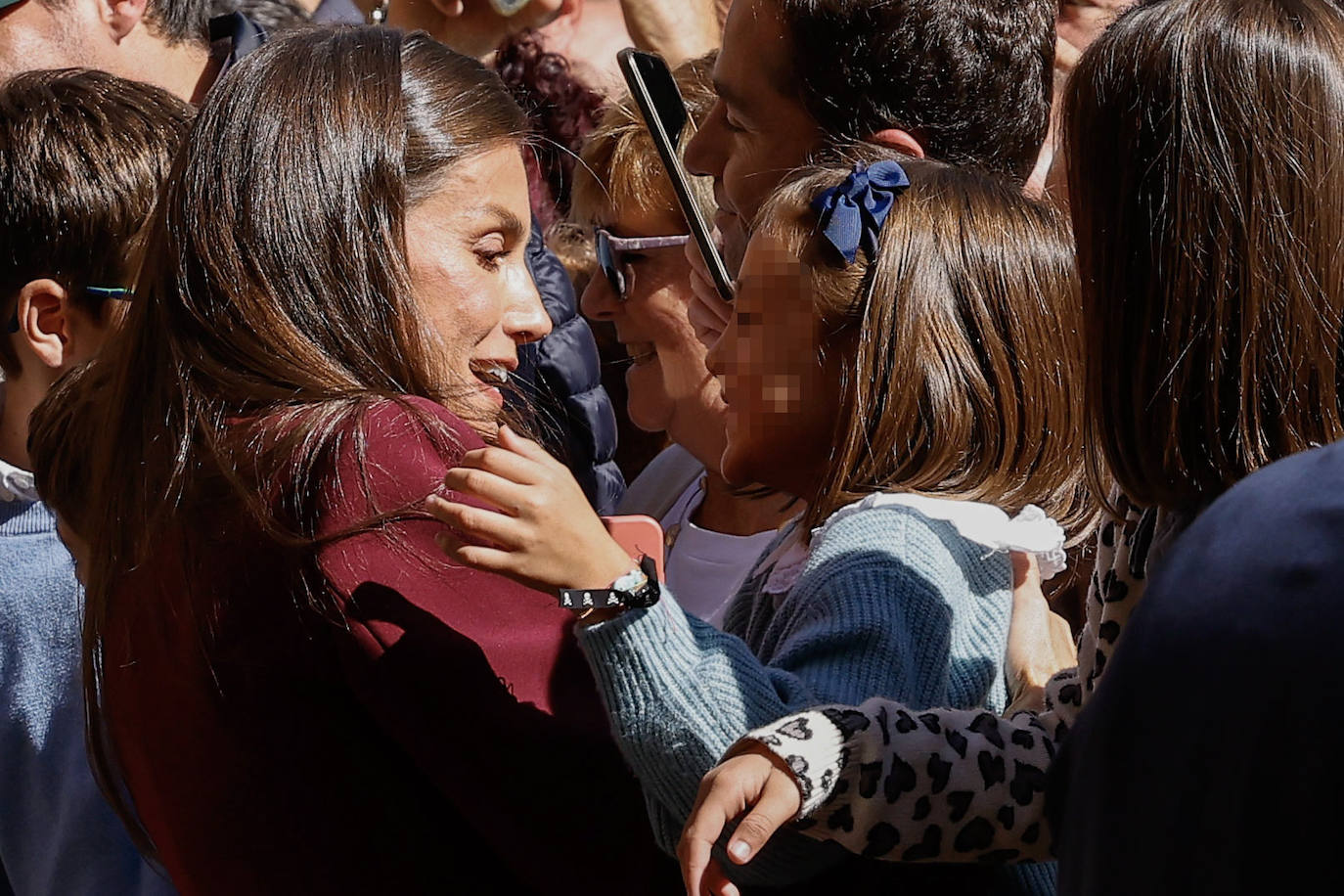 Las imágenes de la primera visita de la princesa Leonor a Viana