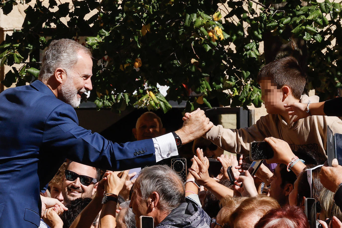 Las imágenes de la primera visita de la princesa Leonor a Viana