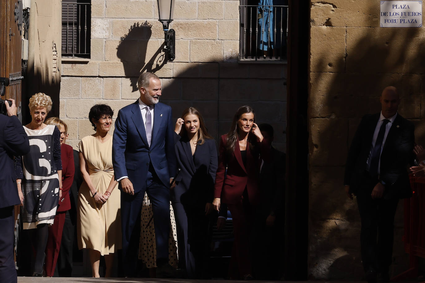 Las imágenes de la primera visita de la princesa Leonor a Viana