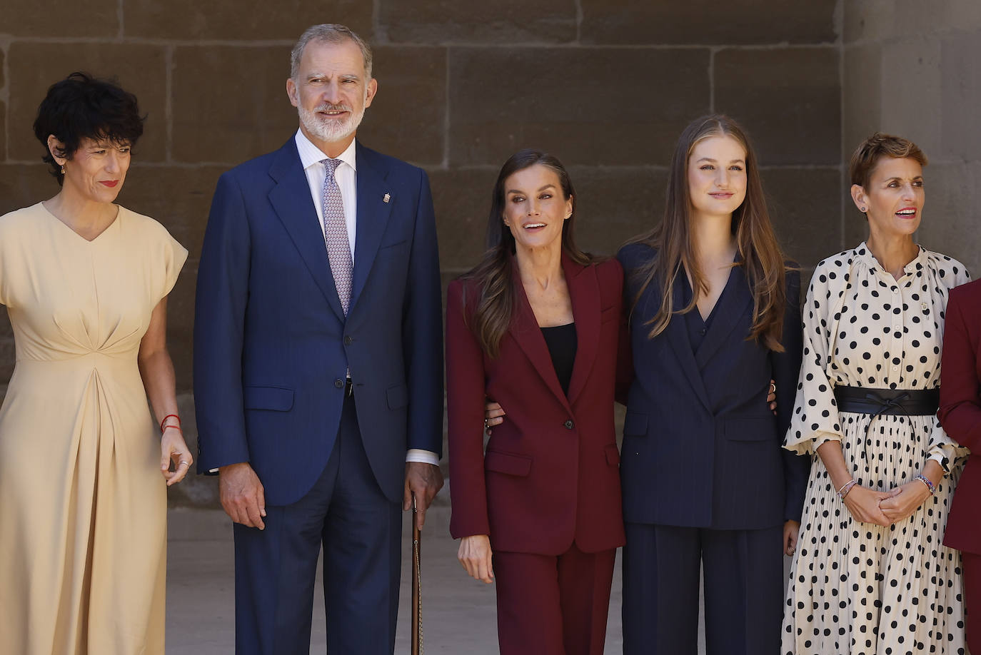 Las imágenes de la primera visita de la princesa Leonor a Viana