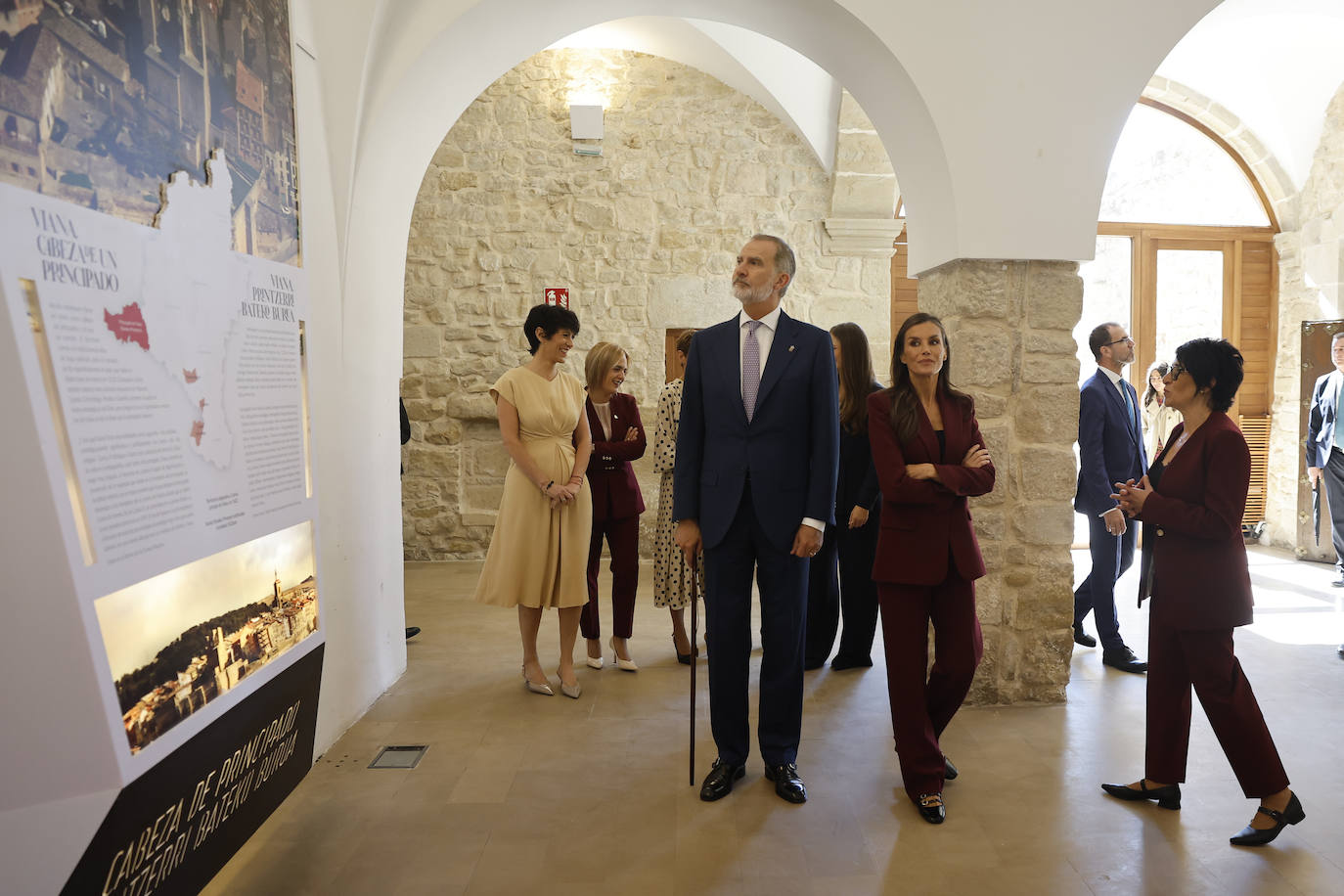 Las imágenes de la primera visita de la princesa Leonor a Viana