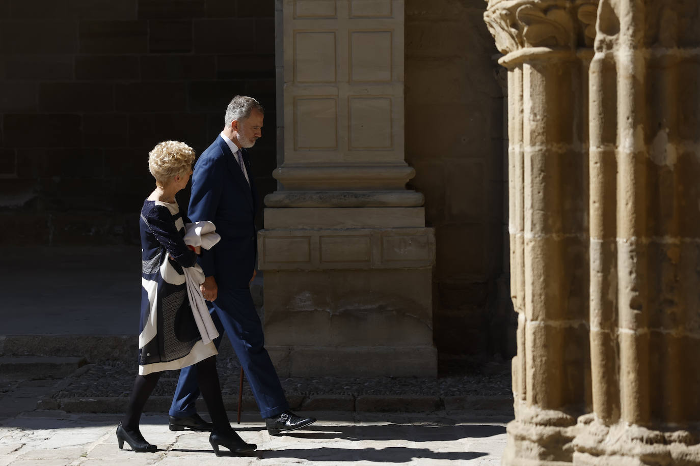 Las imágenes de la primera visita de la princesa Leonor a Viana
