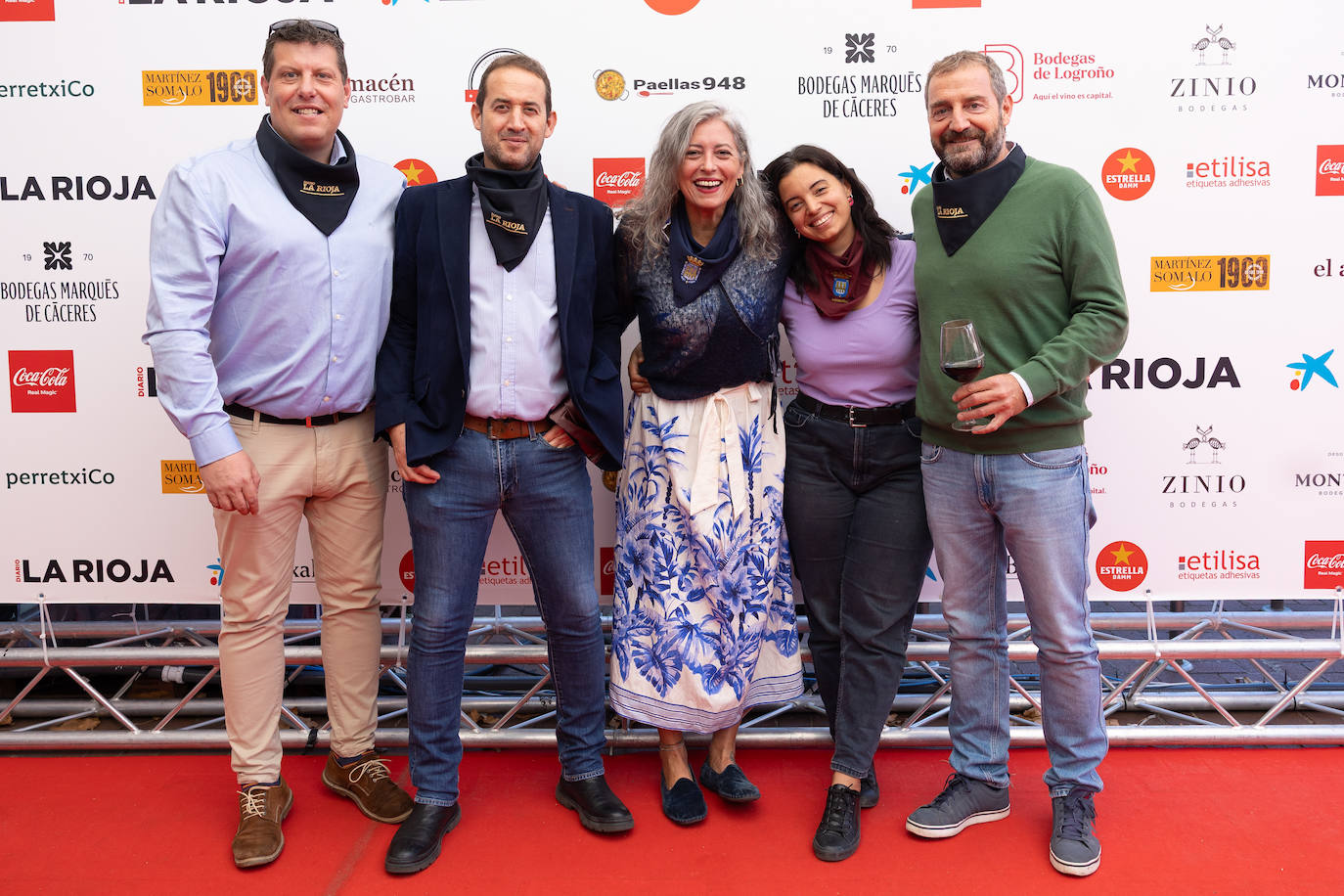 Álvaro Mayoral, Alberto Ruiz, Paula Garo, Camila Castro y Miguel Sáenz disfrutaron a a lo grande de la jornada.