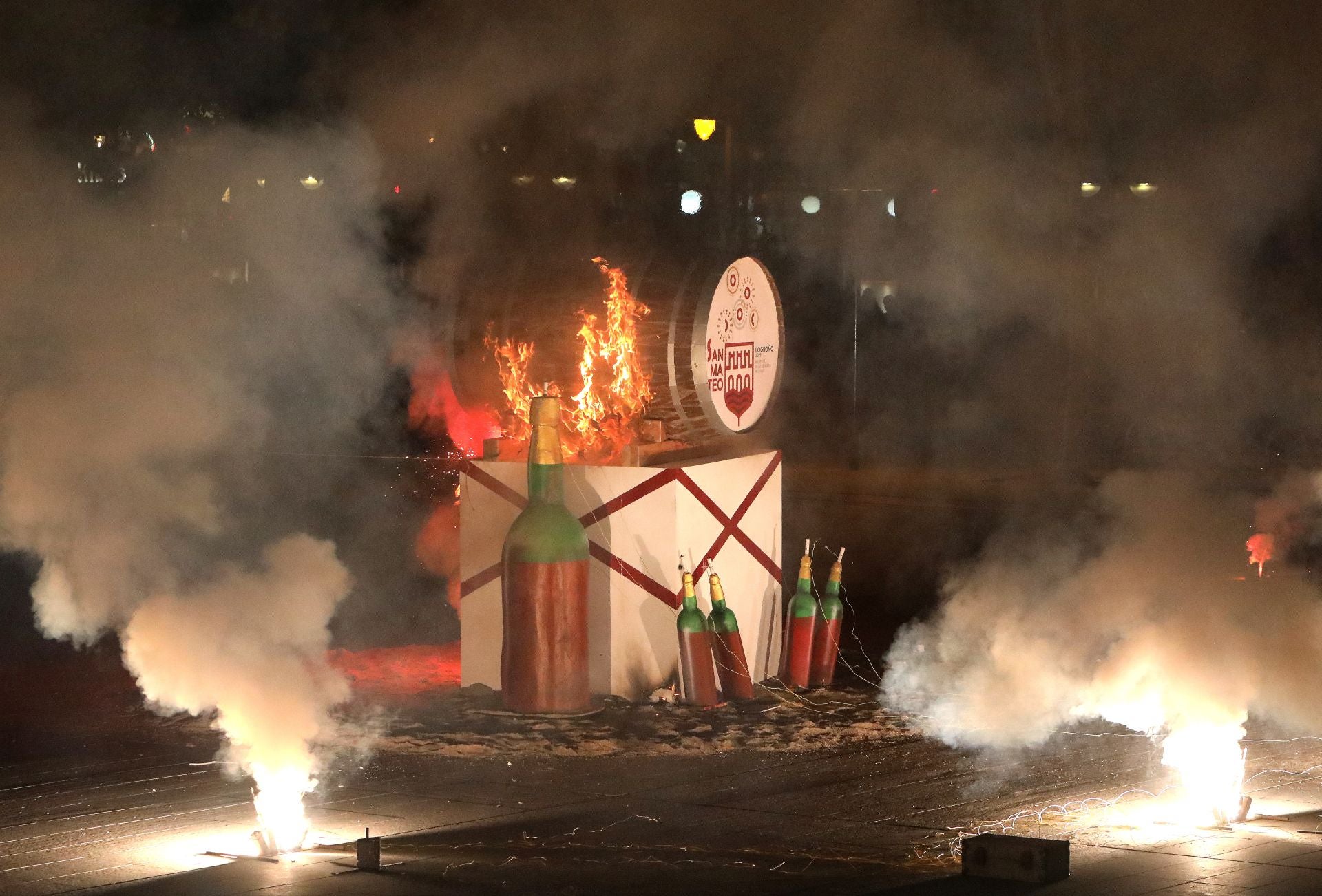 Las imágenes de la Quema de la Cuba