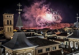 Los fuegos ganadores se quemaron en la noche del jueves.
