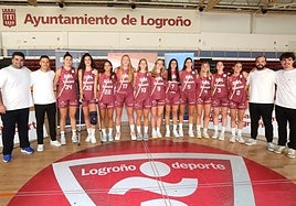 La plantilla del Bosonit Unibasket, al completo.