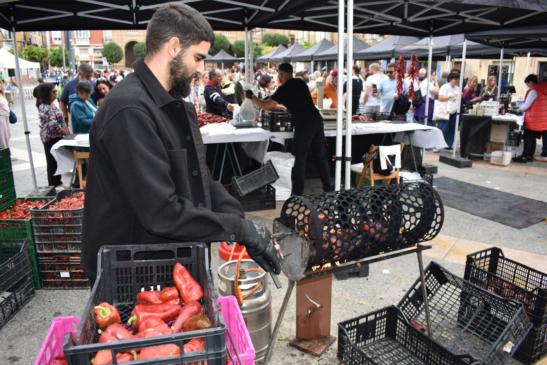 Las imágenes de la Feria del Pimiento y la Conserva de Calahorra