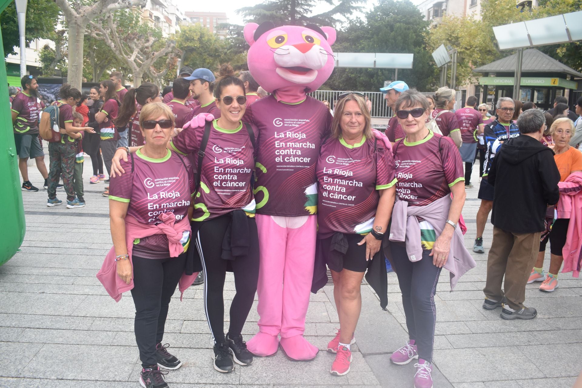La marcha contra el cáncer de Calahorra, en imágenes