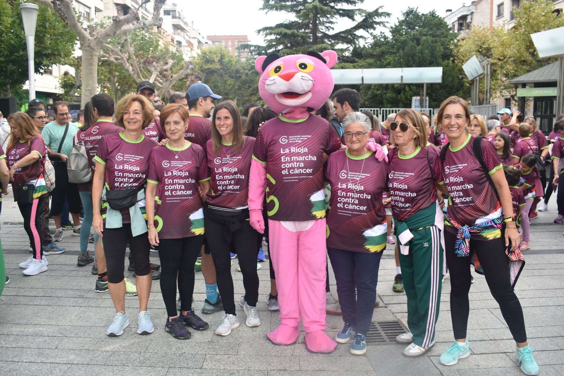 La marcha contra el cáncer de Calahorra, en imágenes