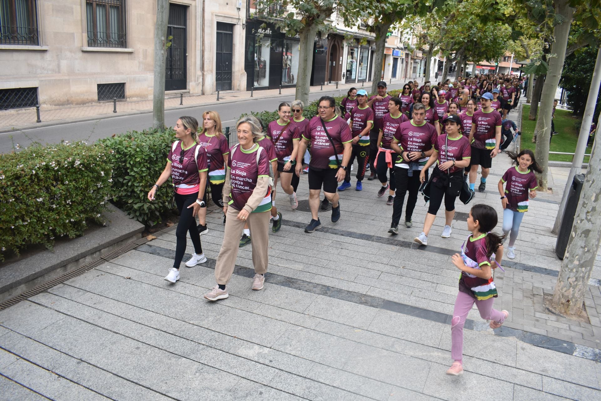 La marcha contra el cáncer de Calahorra, en imágenes