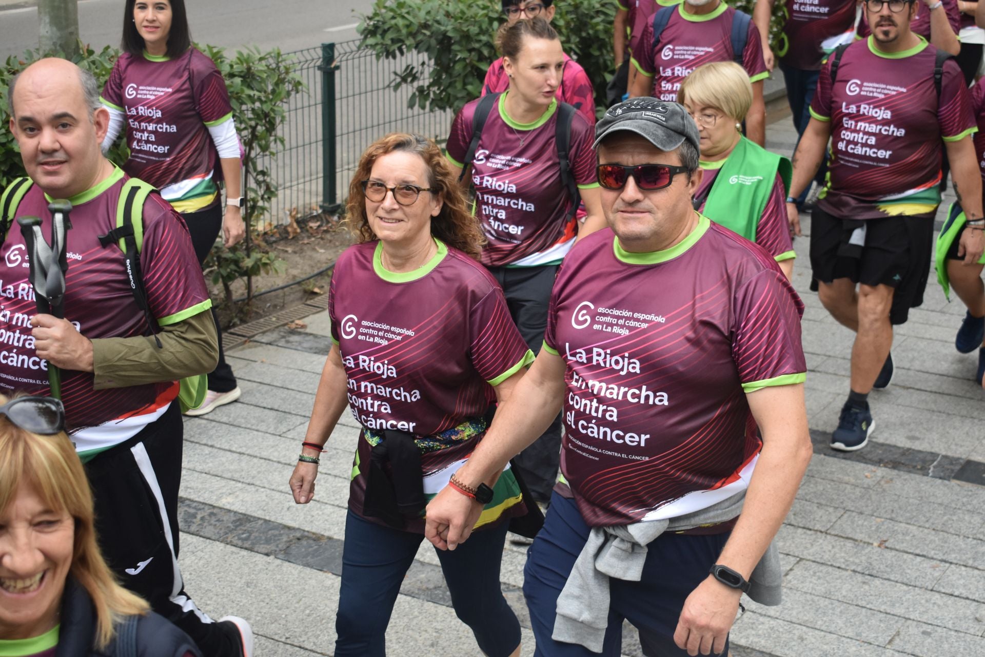 La marcha contra el cáncer de Calahorra, en imágenes