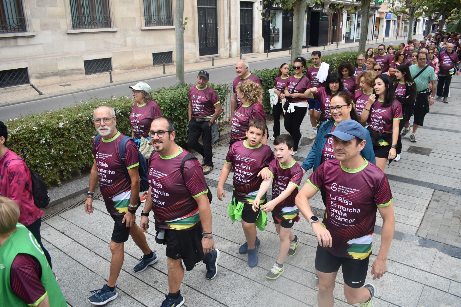 La marcha contra el cáncer de Calahorra, en imágenes