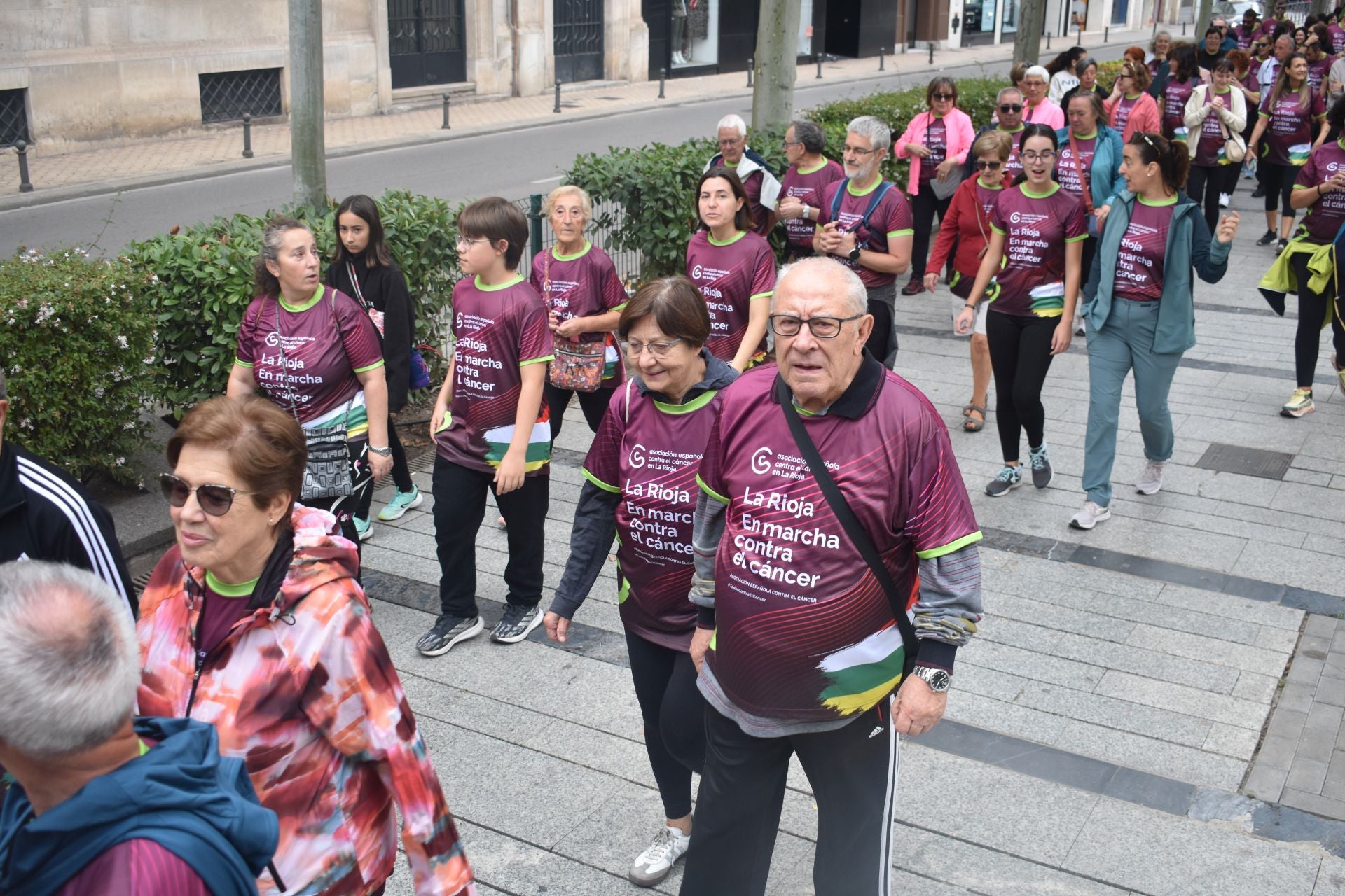 La marcha contra el cáncer de Calahorra, en imágenes