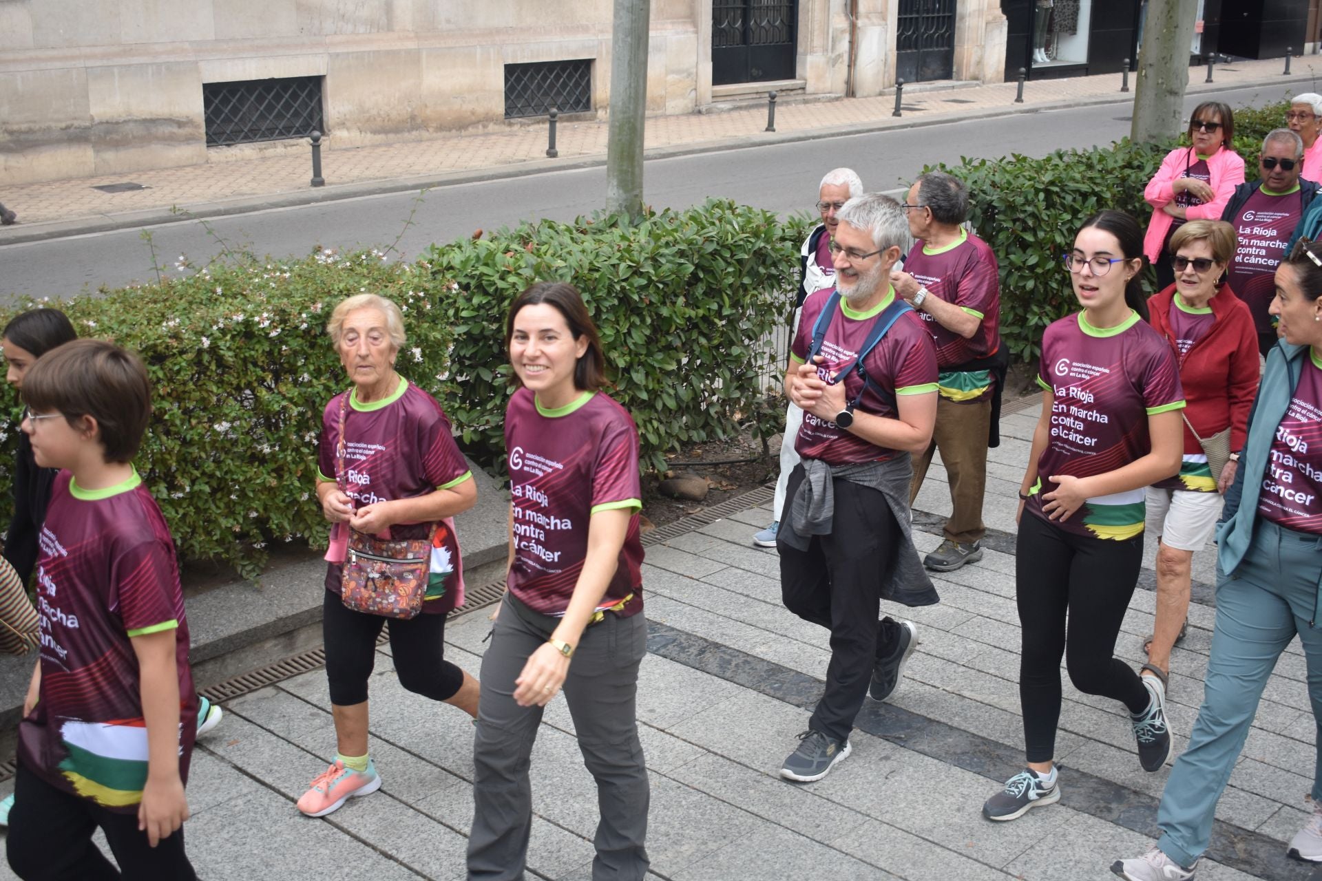 La marcha contra el cáncer de Calahorra, en imágenes