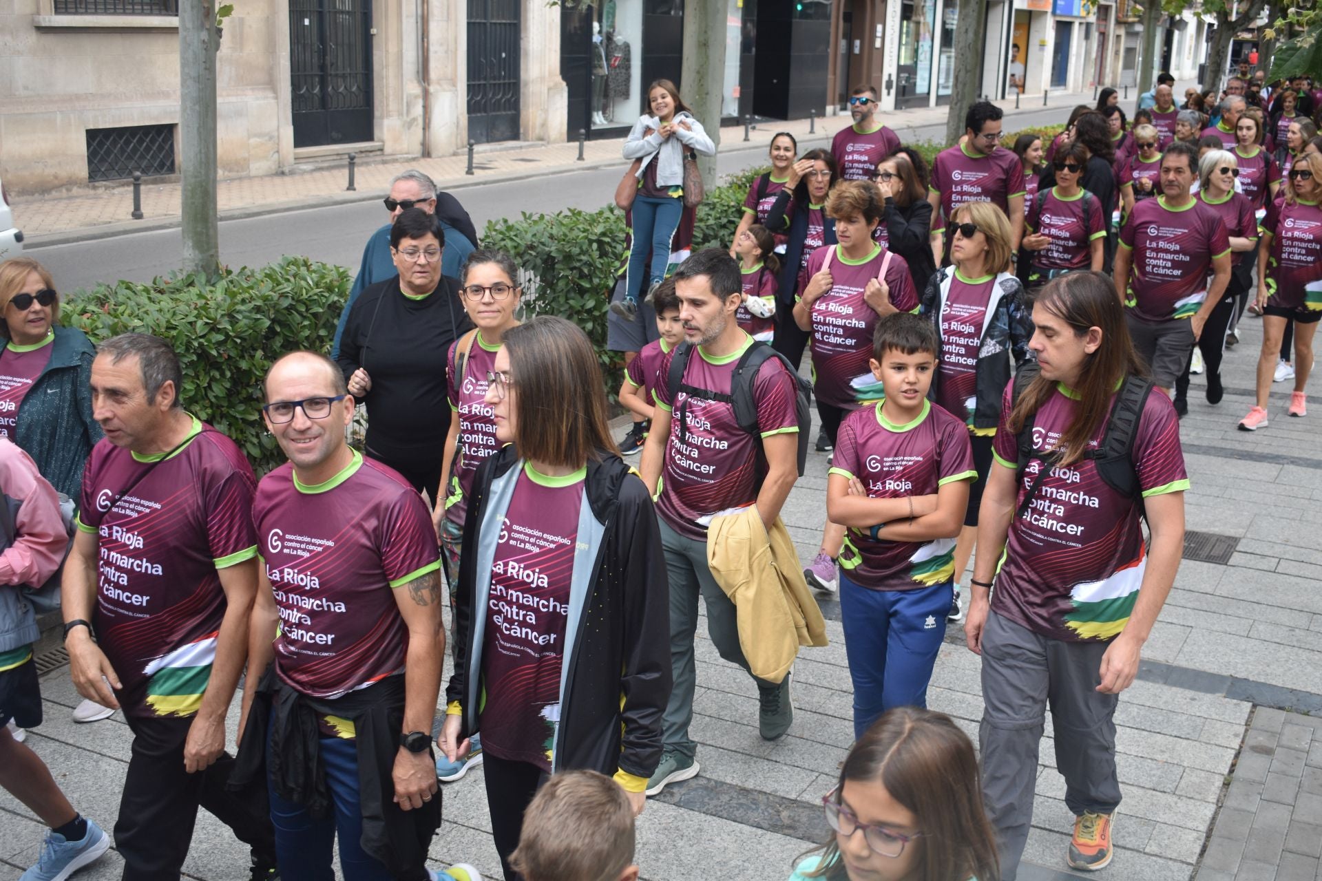 La marcha contra el cáncer de Calahorra, en imágenes