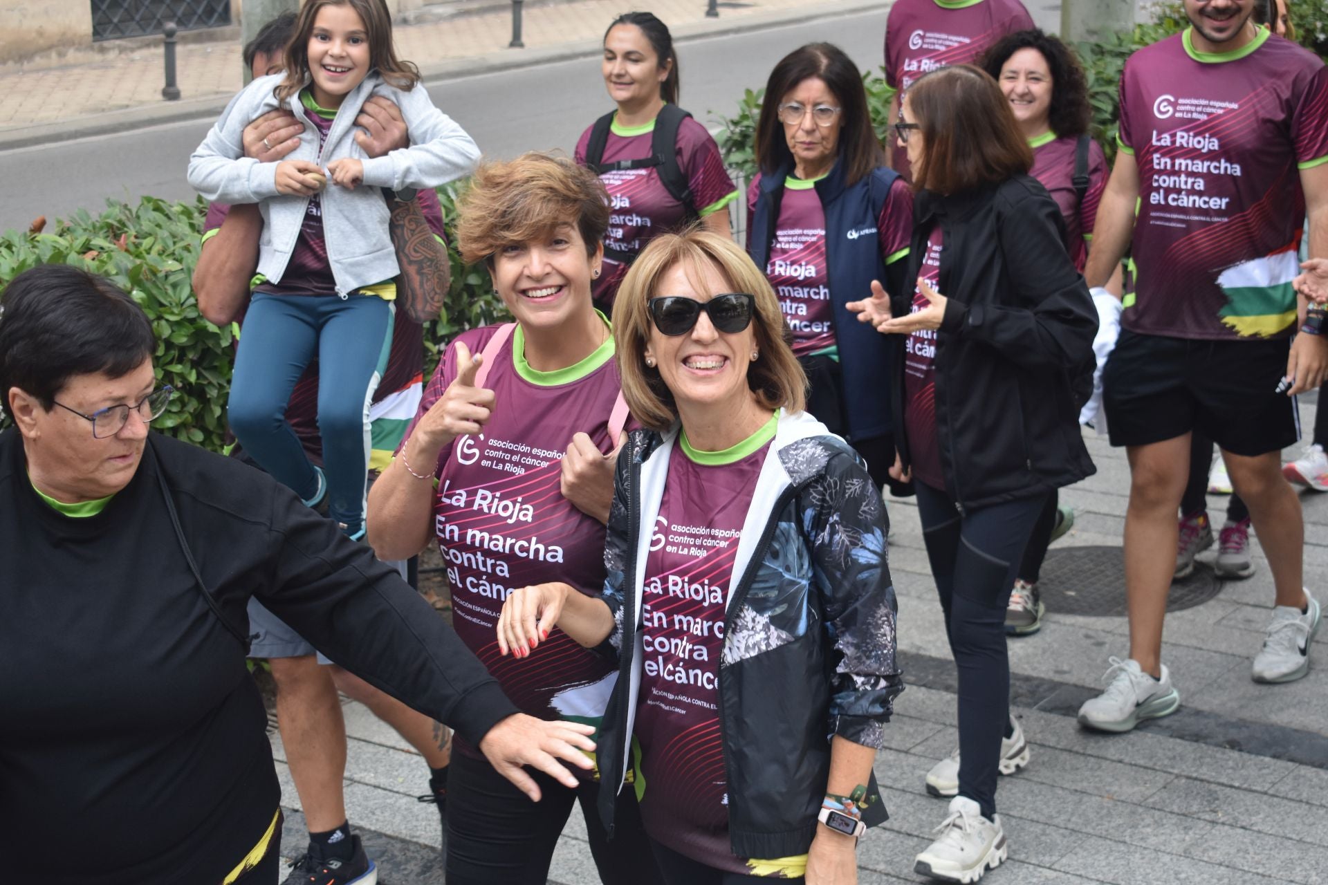 La marcha contra el cáncer de Calahorra, en imágenes