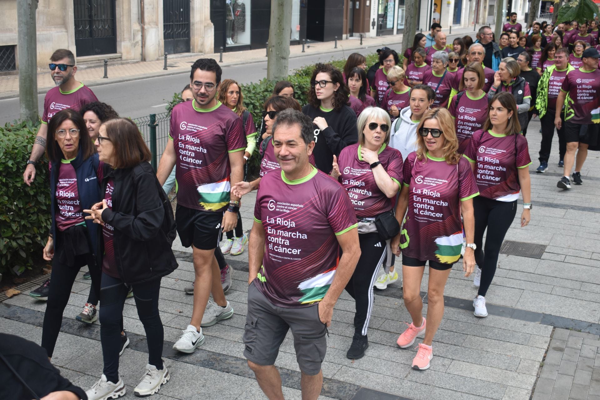 La marcha contra el cáncer de Calahorra, en imágenes