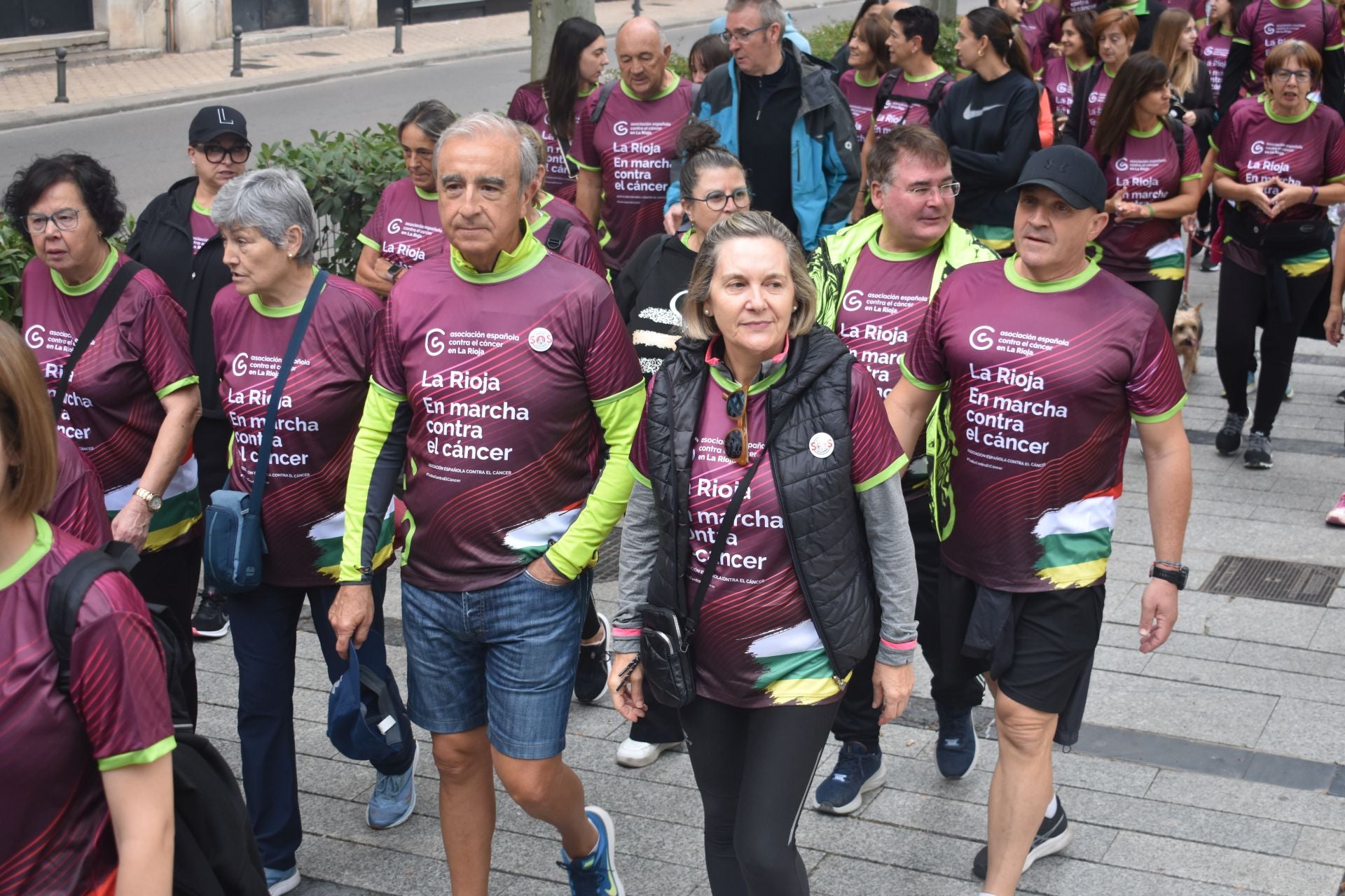 La marcha contra el cáncer de Calahorra, en imágenes