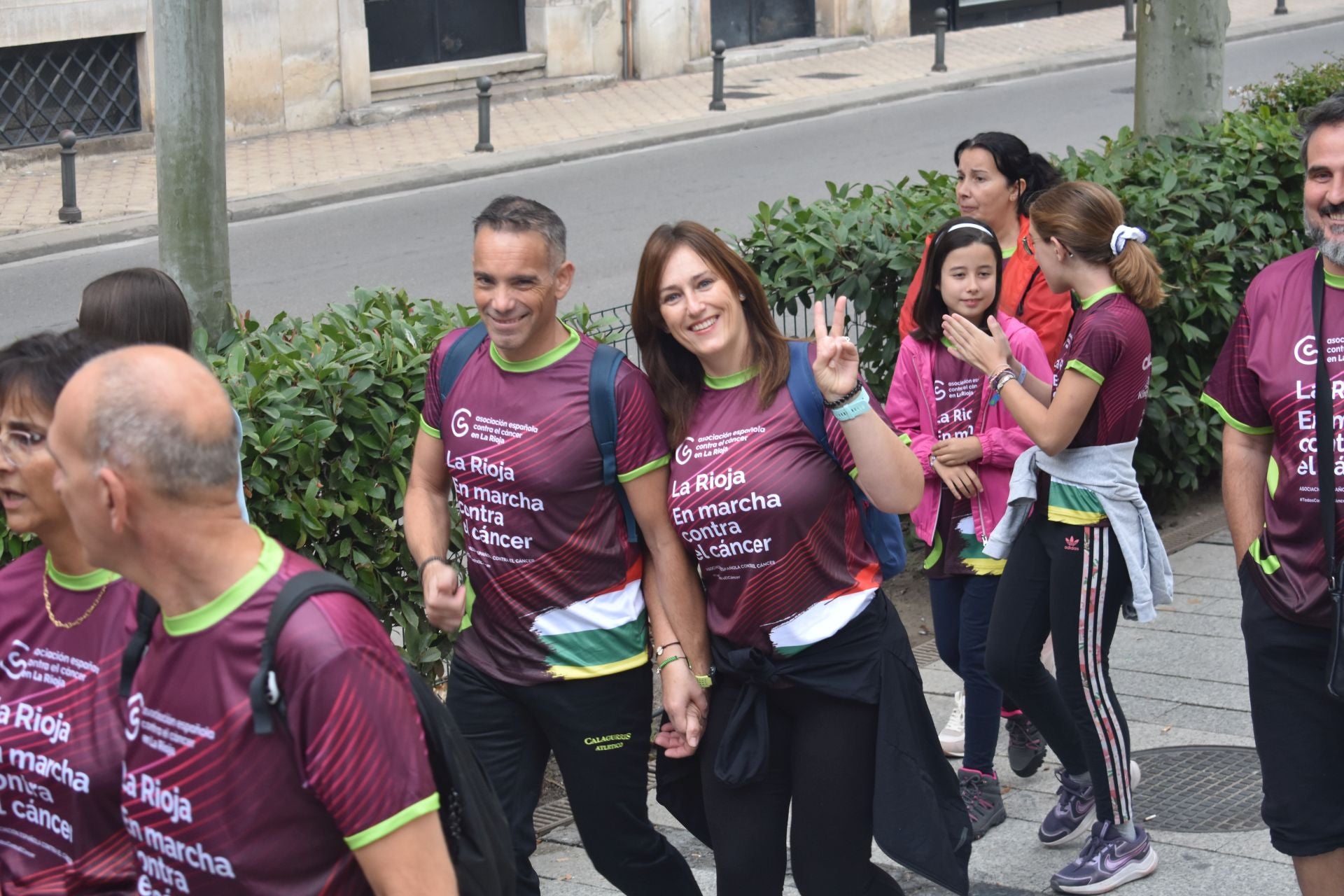 La marcha contra el cáncer de Calahorra, en imágenes