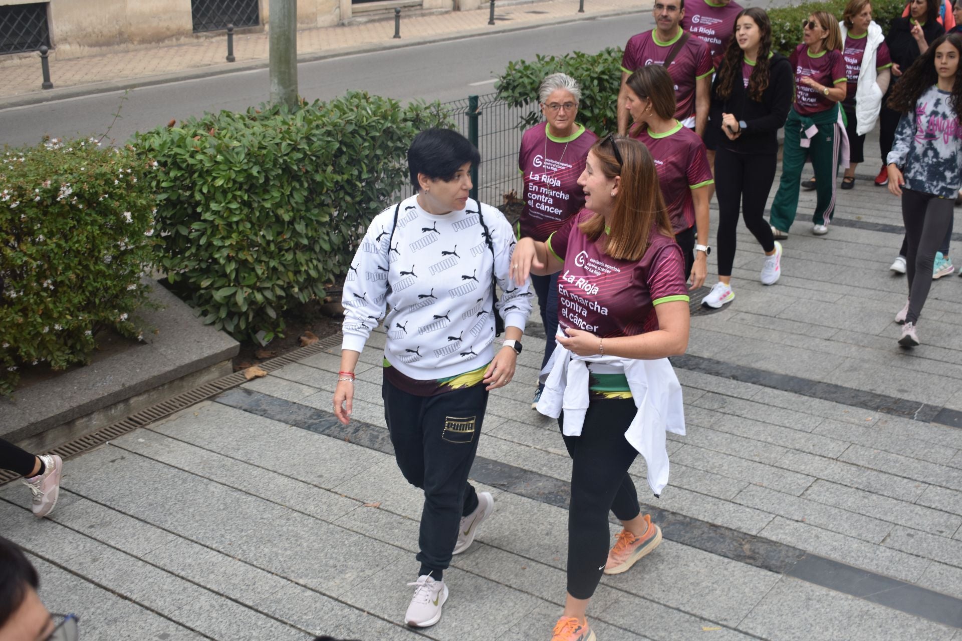 La marcha contra el cáncer de Calahorra, en imágenes