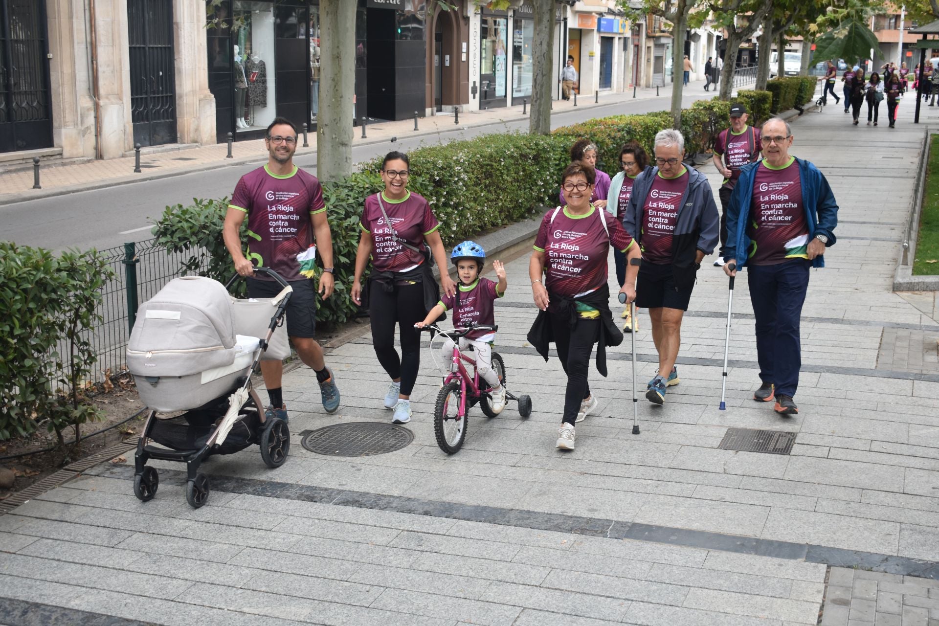 La marcha contra el cáncer de Calahorra, en imágenes