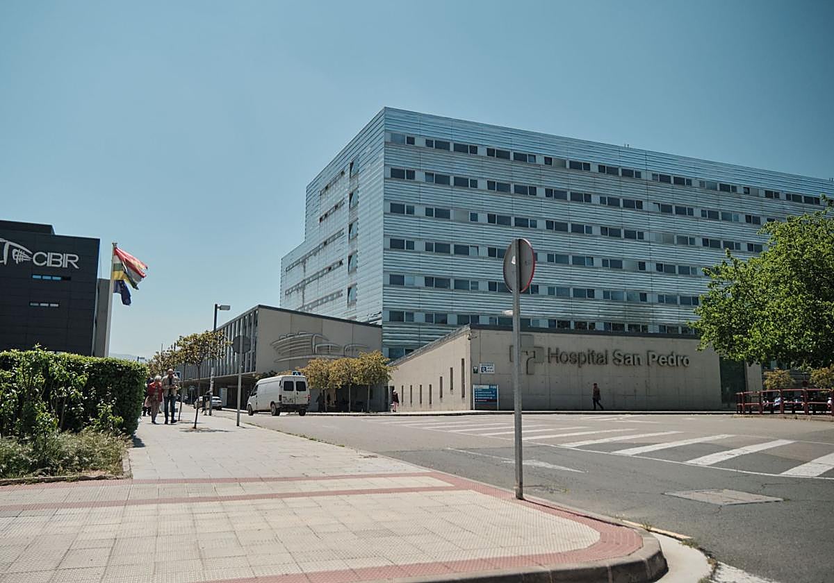 El Hospital San Pedro de Logroño, en una imagen de archivo.