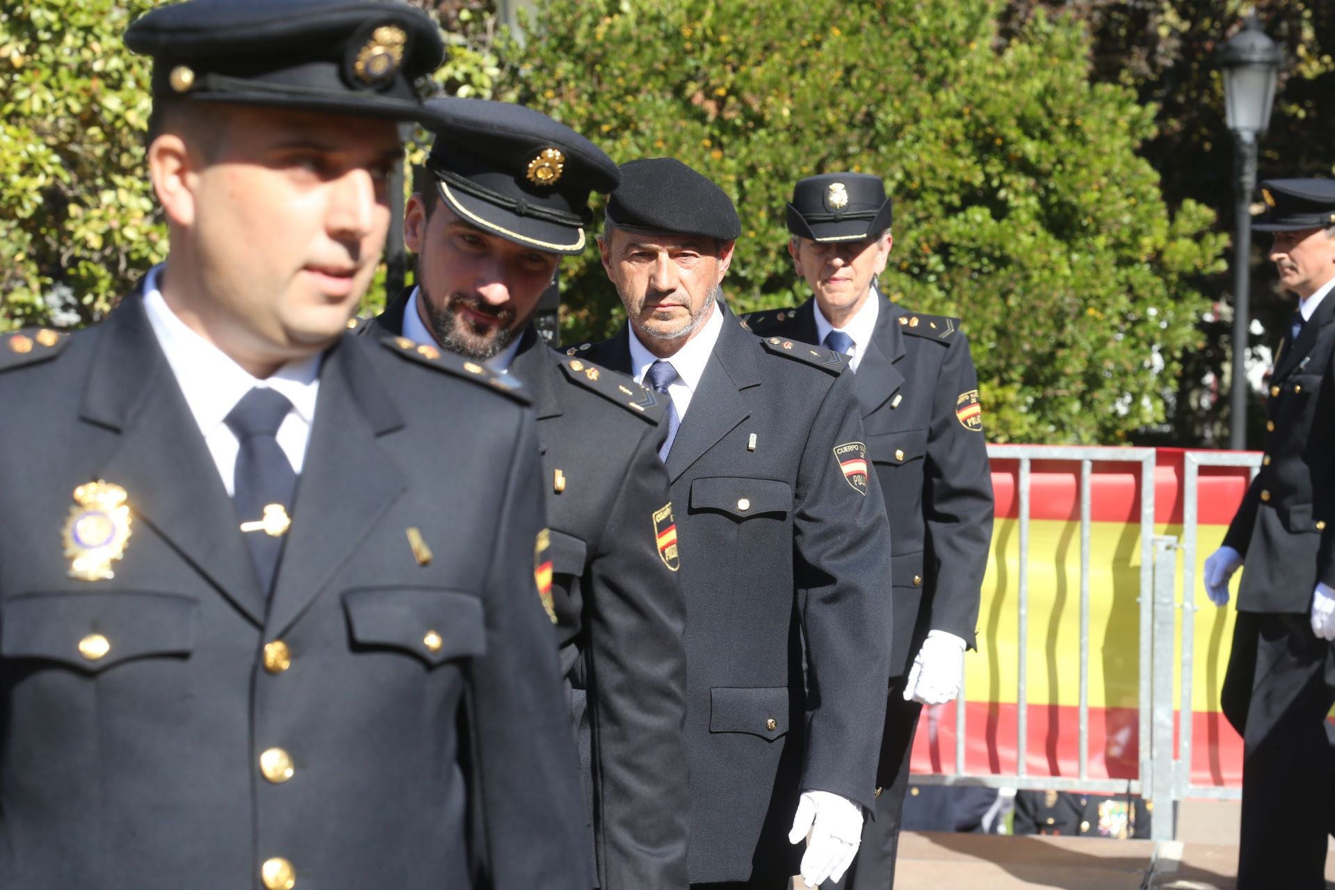 La Policía Nacional se hace sentir en Logroño en los Ángeles Custodios