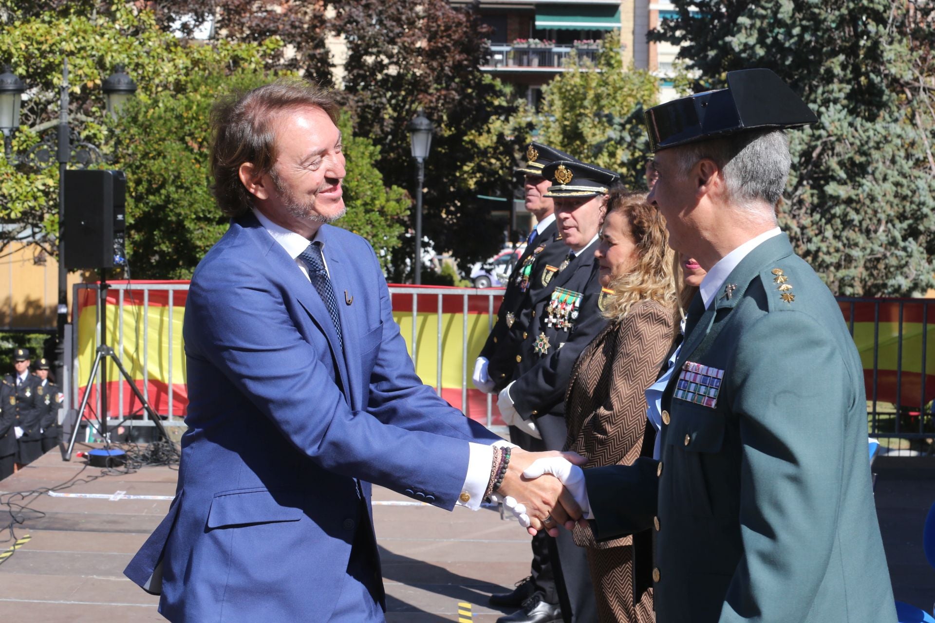 La Policía Nacional se hace sentir en Logroño en los Ángeles Custodios