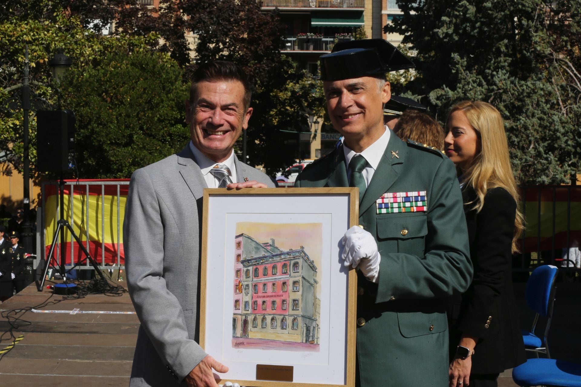 La Policía Nacional se hace sentir en Logroño en los Ángeles Custodios