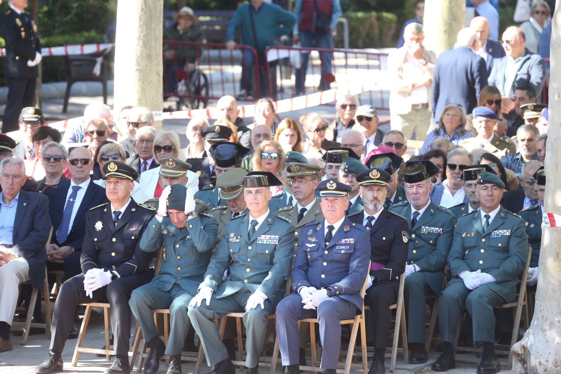 La Policía Nacional se hace sentir en Logroño en los Ángeles Custodios