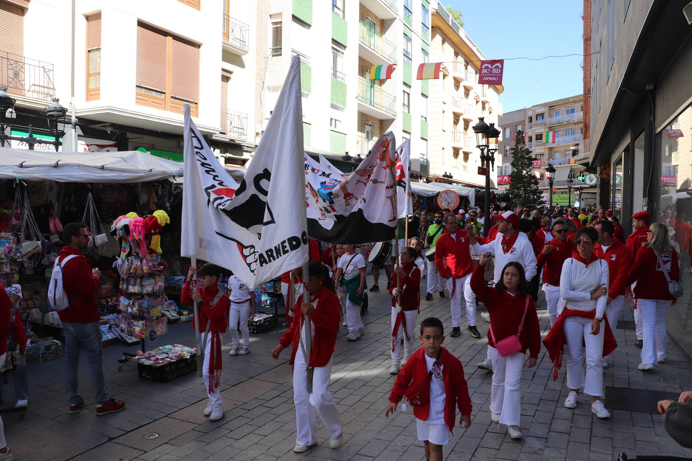 Charangas, degustaciones... Arnedo disfruta del penúltimo día de las fiestas
