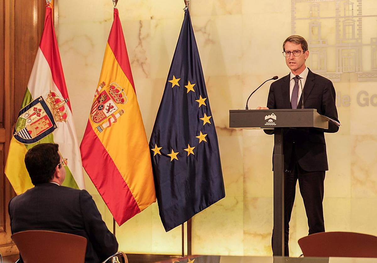 El presidente Capellán ha presentado este miércoles el proyecto de presupuestos para 2026.