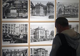 Distintas imágenes y momentos de la fachada de la Esdir.