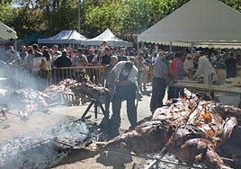Edición anterior de la Jornada de la Ternera Asada de Enciso.