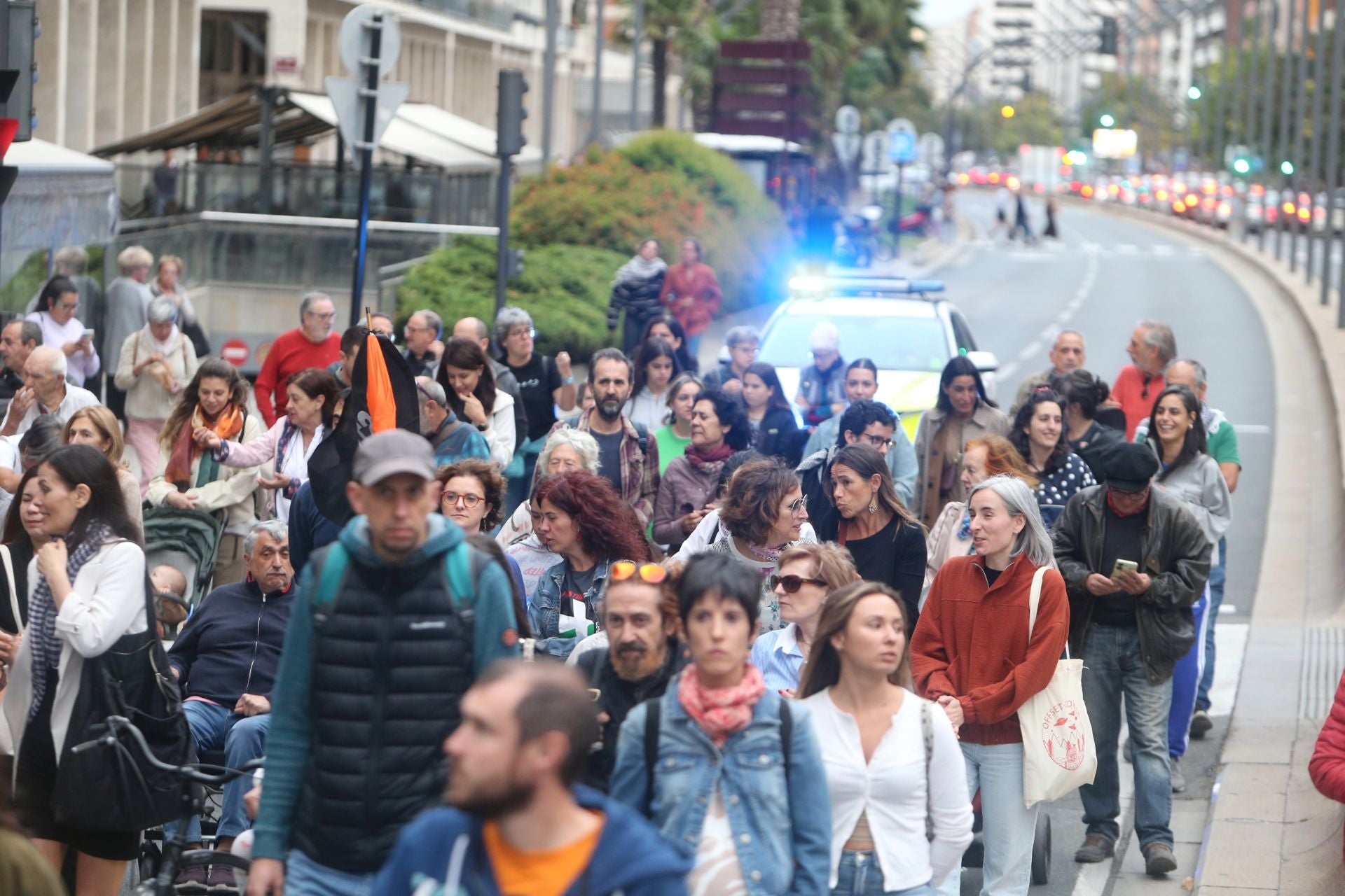 Manifestación de Logroño contra la guerra en Palestina