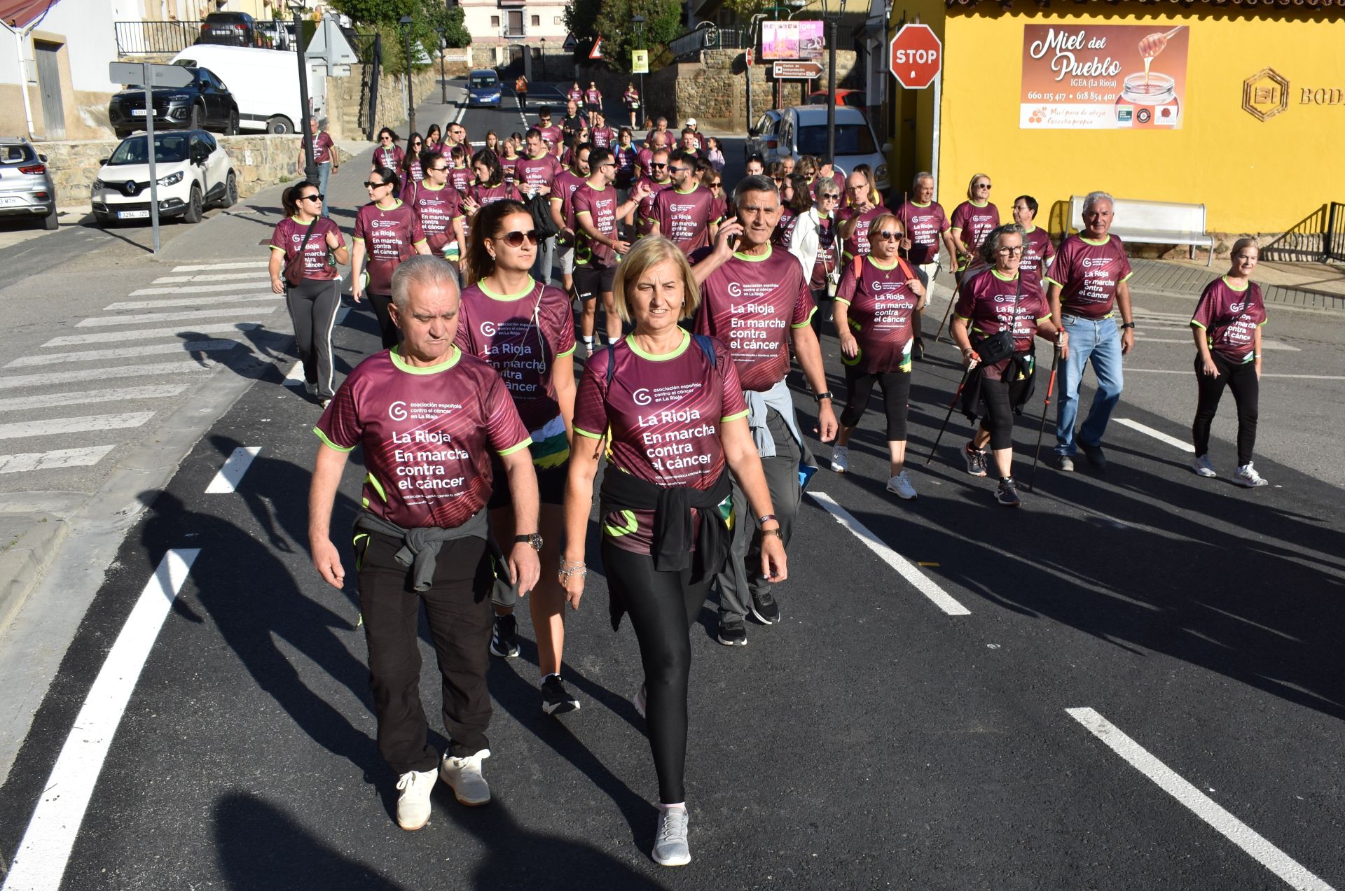 La segunda edición de la marcha contra el cáncer de Igea