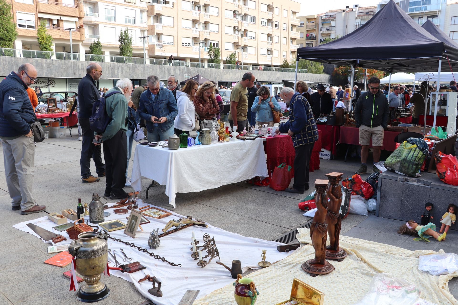 Las imágenes de la Feria de Antigüedades de Arnedo