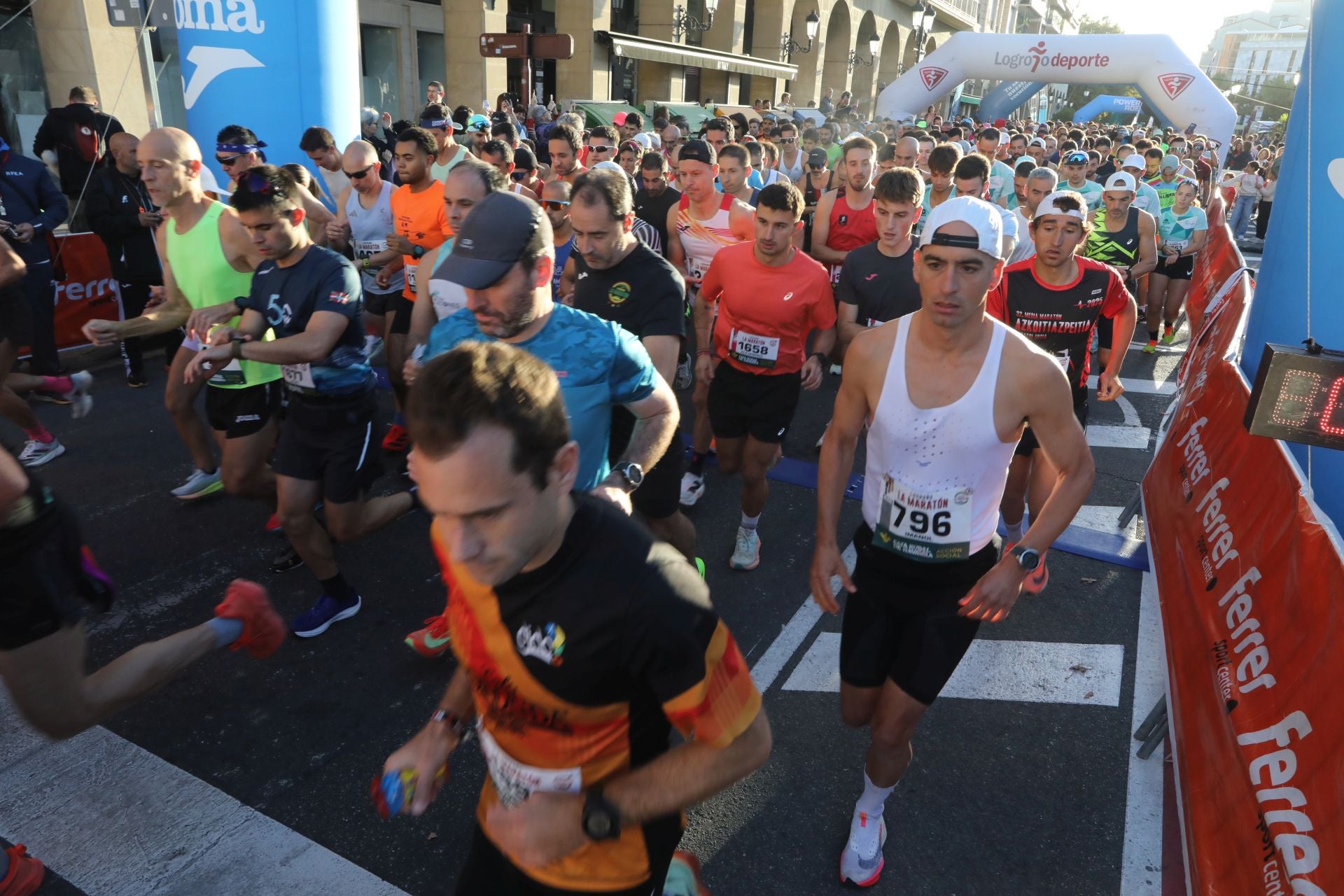 Las imágenes de la Maratón de Logroño