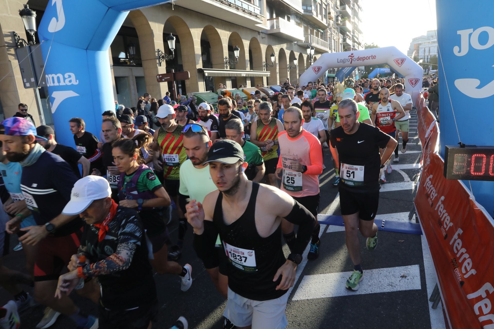 Las imágenes de la Maratón de Logroño